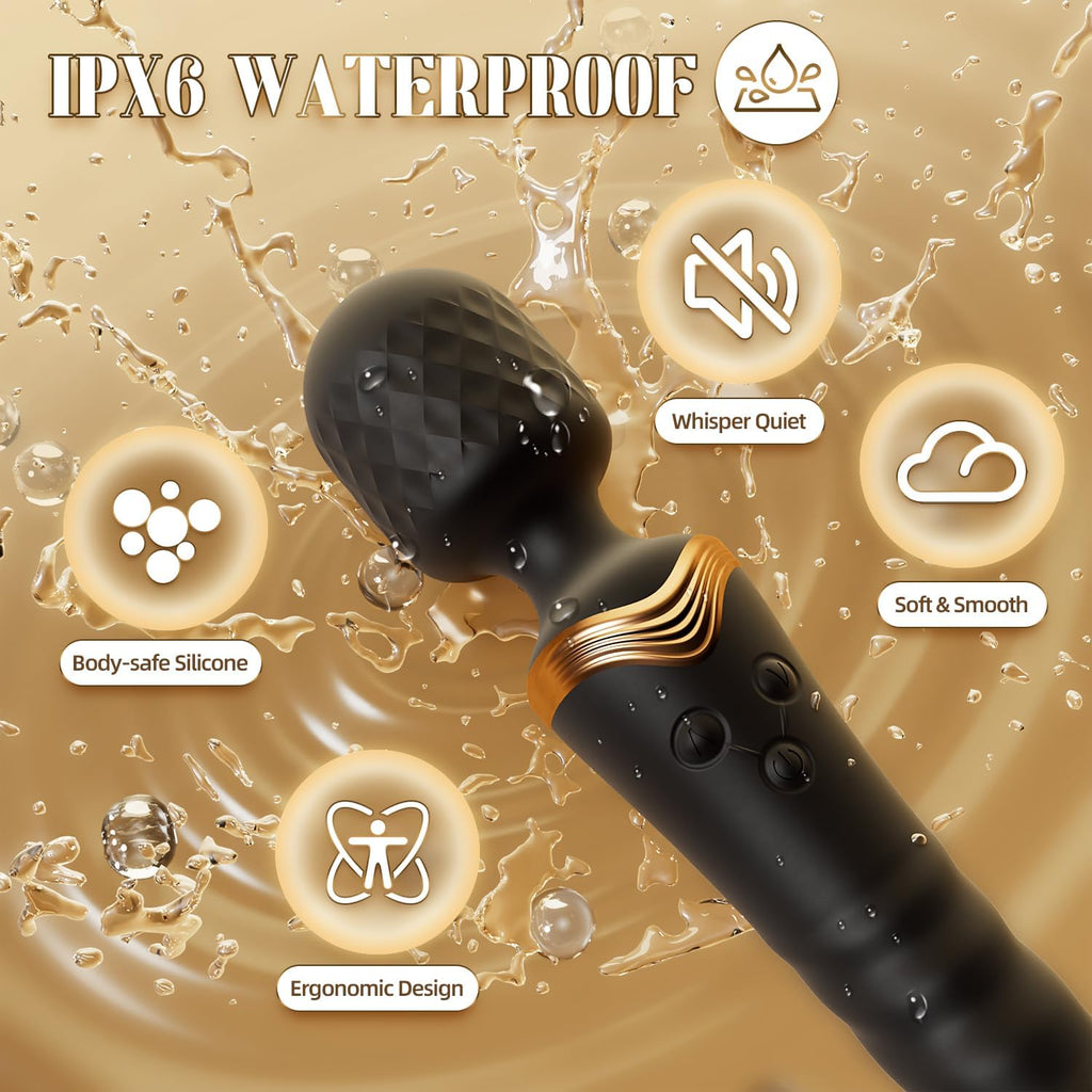 TwinPulse Dual Wand Vibrator 9 Modes Rechargeable Waterproof