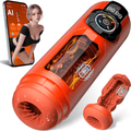 ThermaFlux Heating AI Male Masturbator App Control 5-in-1