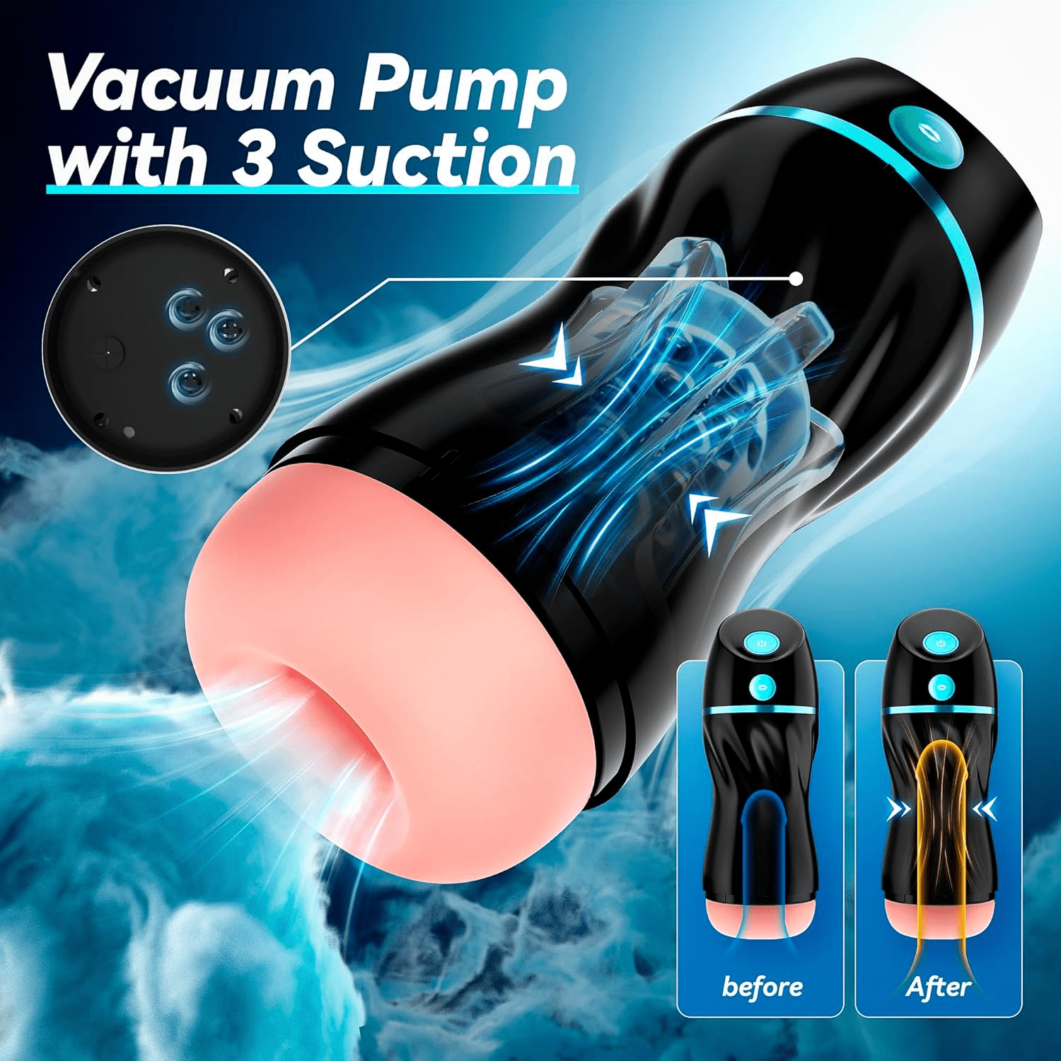 SyntraPulse AI Interactive Male Masturbator App Sync Control