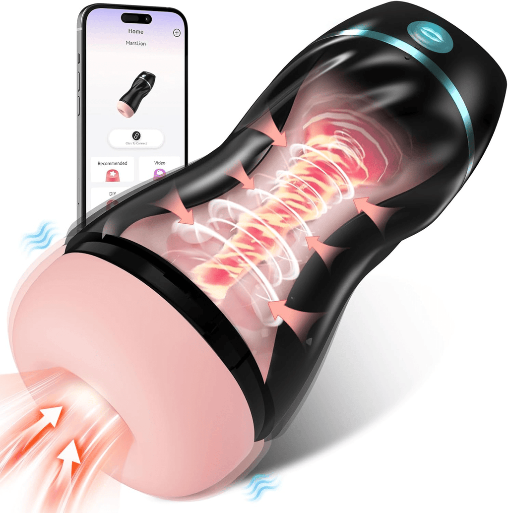 SyntraPulse AI Interactive Male Masturbator App Sync Control
