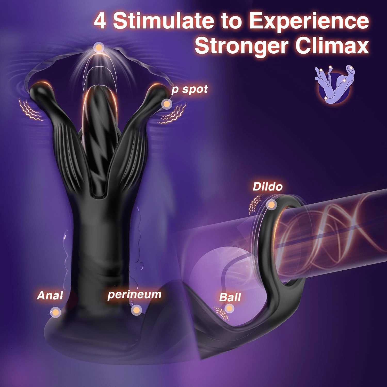 AxionCore AI Prostate Massager Butt Plug App Control