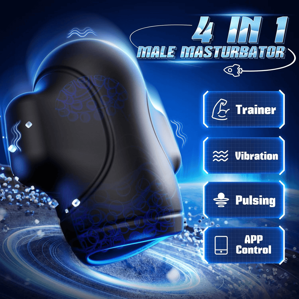Virexion 3 Motor AI Male Masturbator 10 Vibration Modes