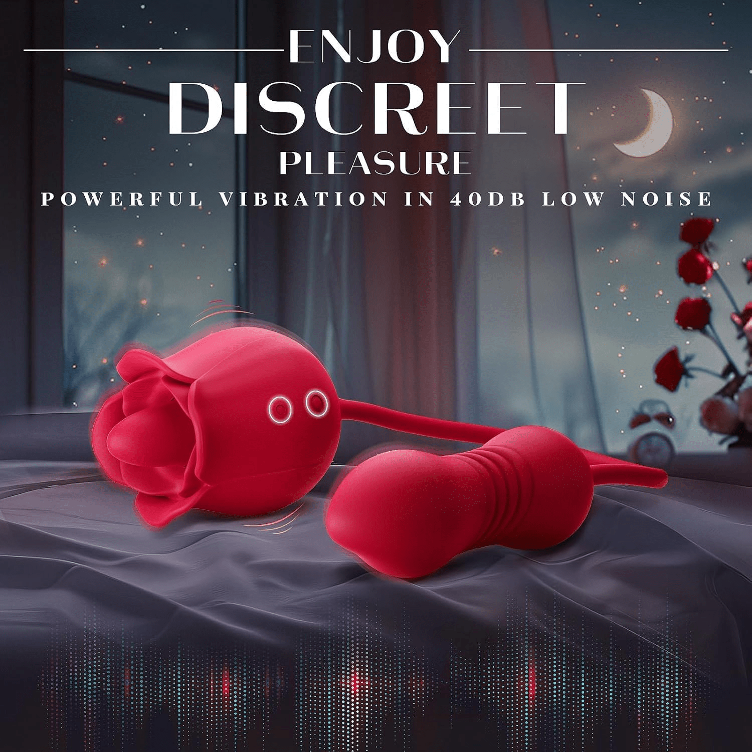 RoselleX AI Rose Thrust Vibrator 9 Lick 9 Thrust