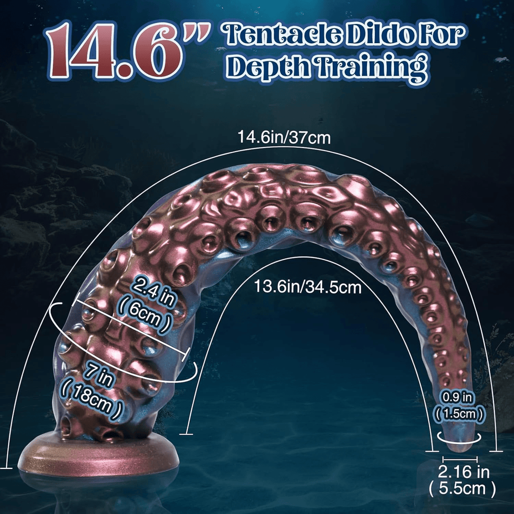 KrakenyX AI Tentacle Dildo Vibrator 10 Modes App Control
