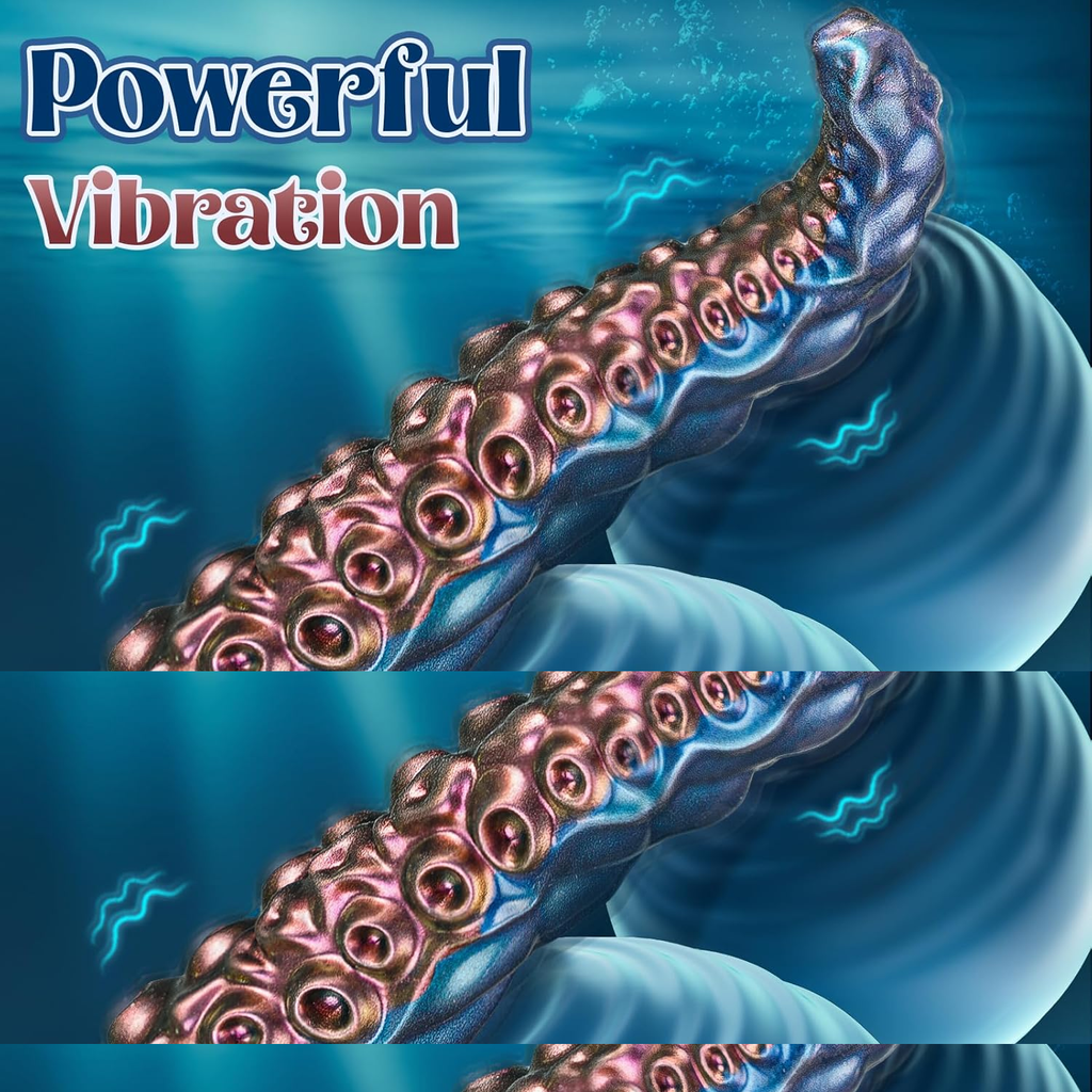 KrakenyX AI Tentacle Dildo Vibrator 10 Modes App Control