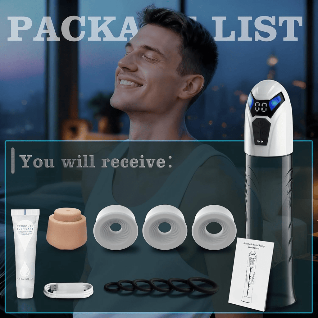 VigorFlux Electric Penis Pump 10 Modes & Powerful Suction