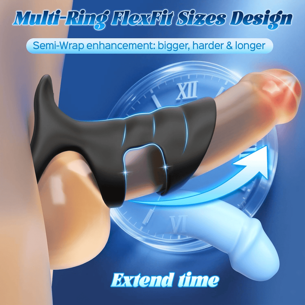 RingVibe Vibrating Cock Ring Sleeve 10 Modes Waterproof