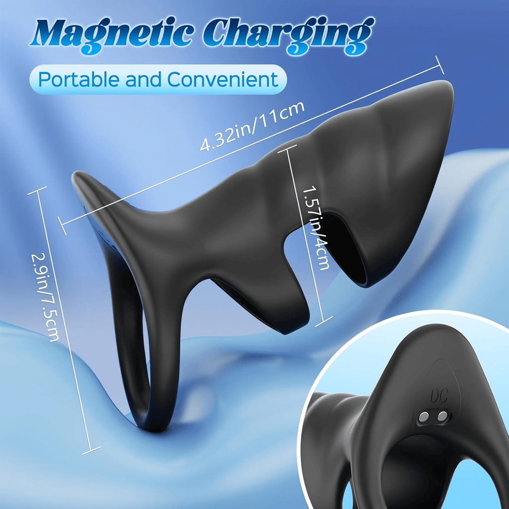 RingVibe Vibrating Cock Ring Sleeve 10 Modes Waterproof