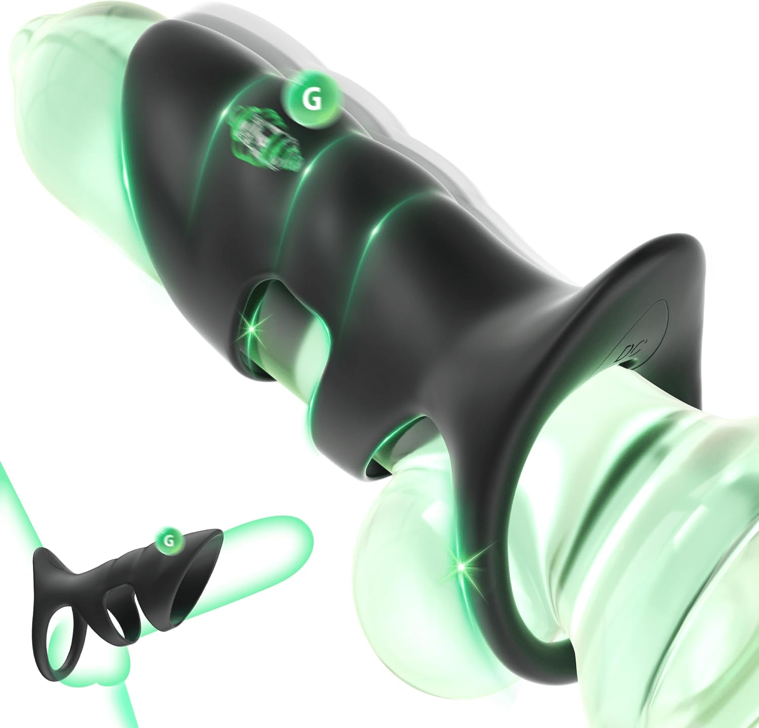 RingVibe Vibrating Cock Ring Sleeve 10 Modes Waterproof