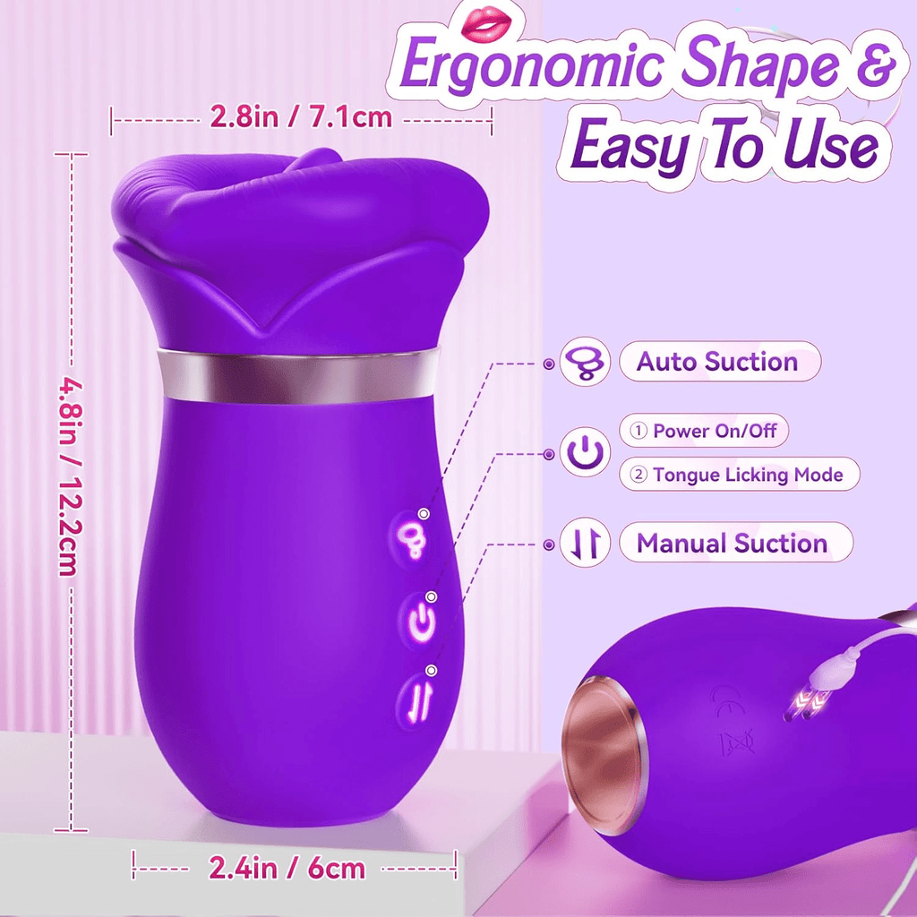 NoirLuxe AI Mouth Clit Sucker Wand App Waterproof Quiet