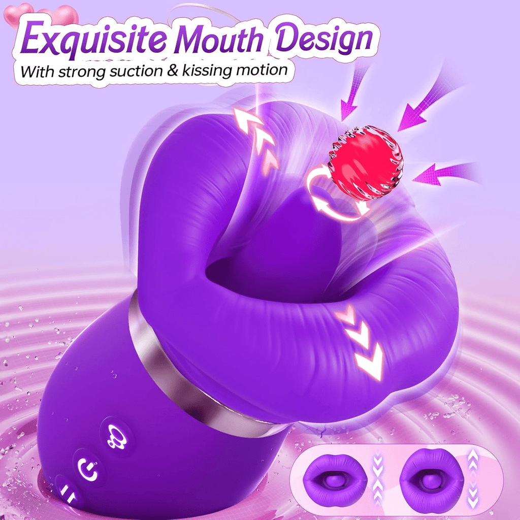 NoirLuxe AI Mouth Clit Sucker Wand App Waterproof Quiet