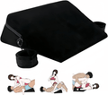 VelvaBond Foam Positioning Wedge Pillow with Handcuffs Support