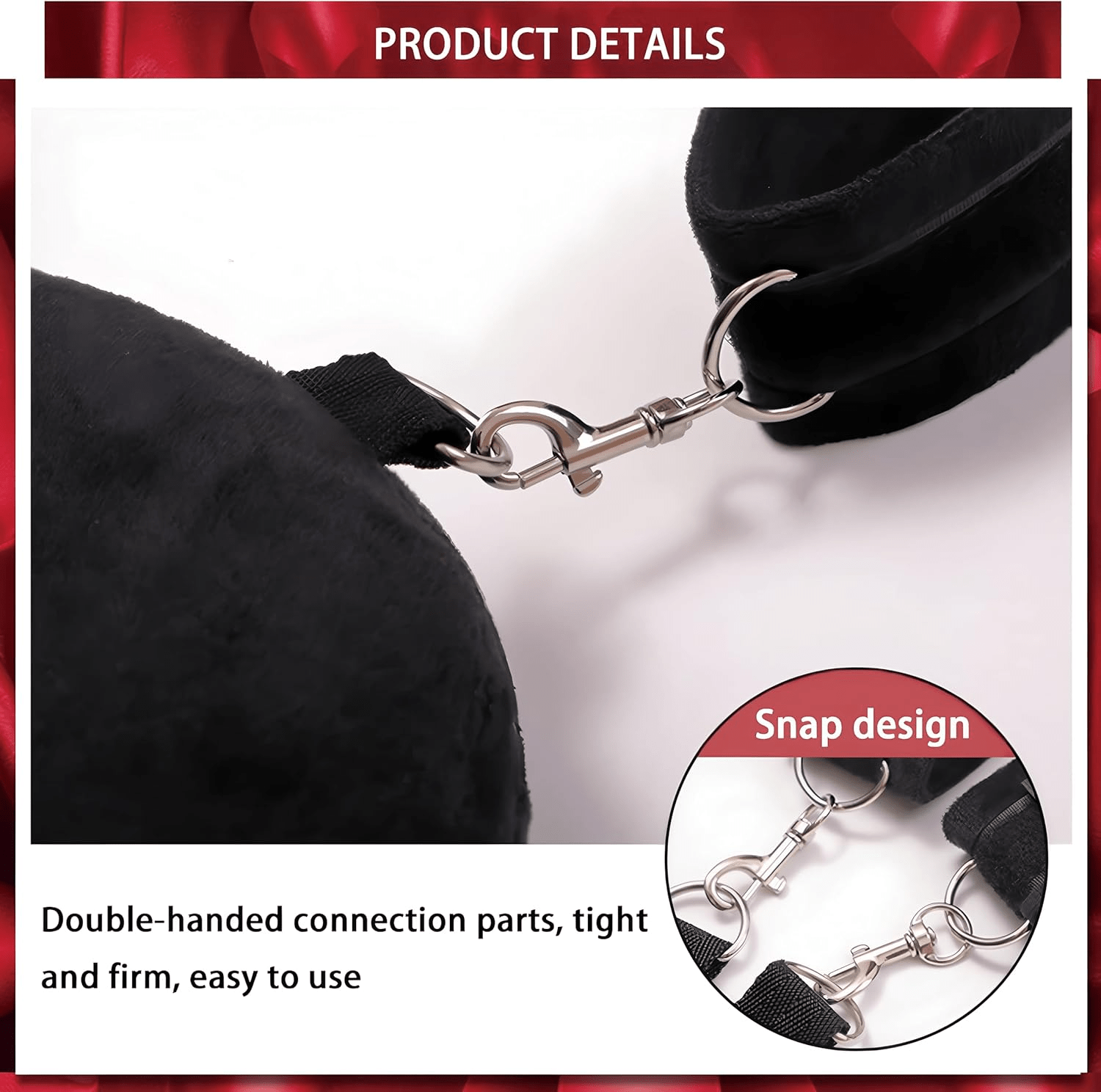VelvetTorque BDSM Sling with Neck Support & Cuffs