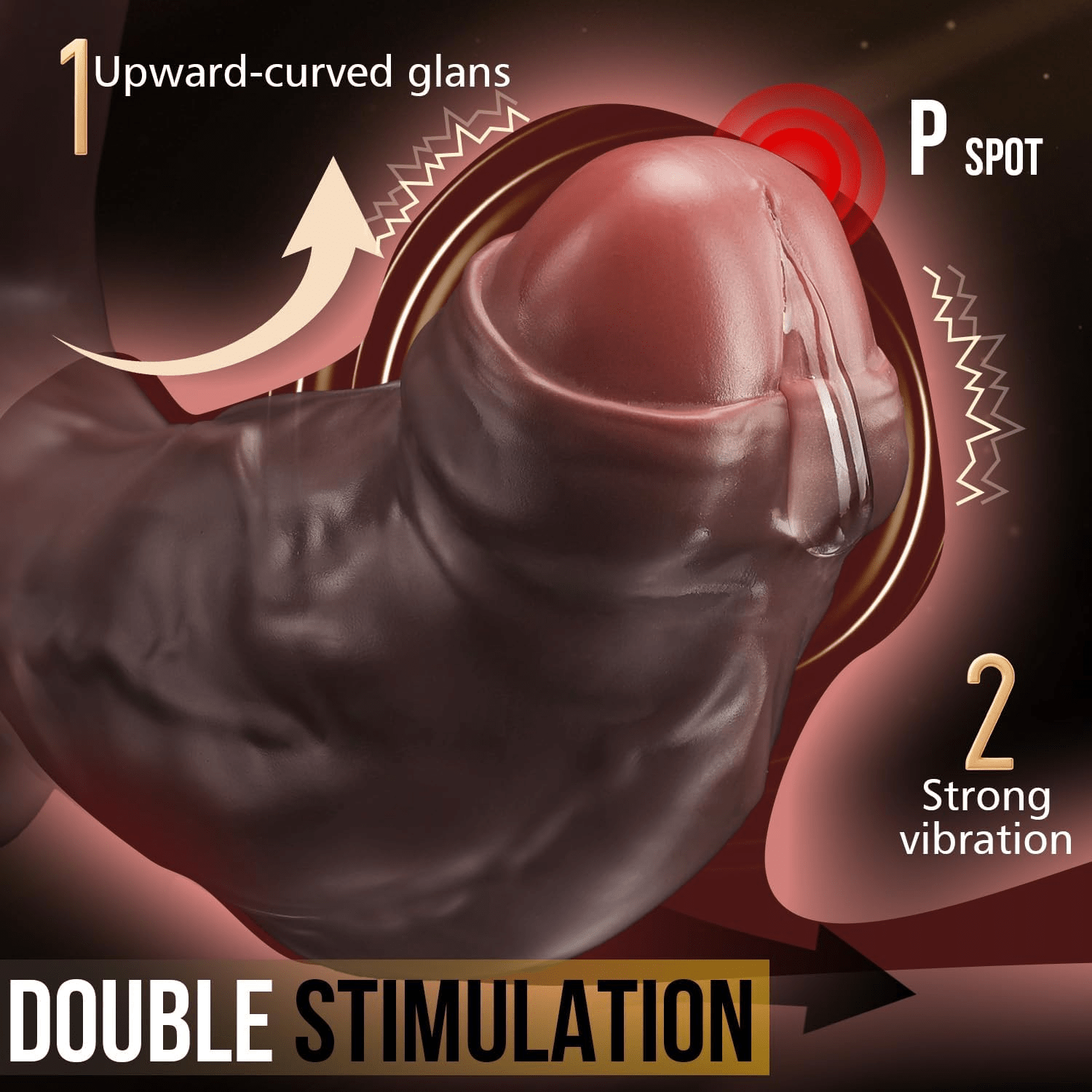TitanCoreX XXL Prostate Massager Cock Ring App Remote 9 Modes