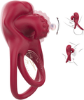 VinoFlex Wearable Cock Ring Clit Stimulator App Remote