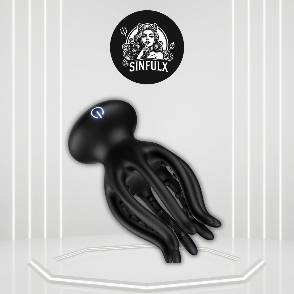 OctoGripX Tentacle Penis Training Vibrator 10 Modes 360 Wrap