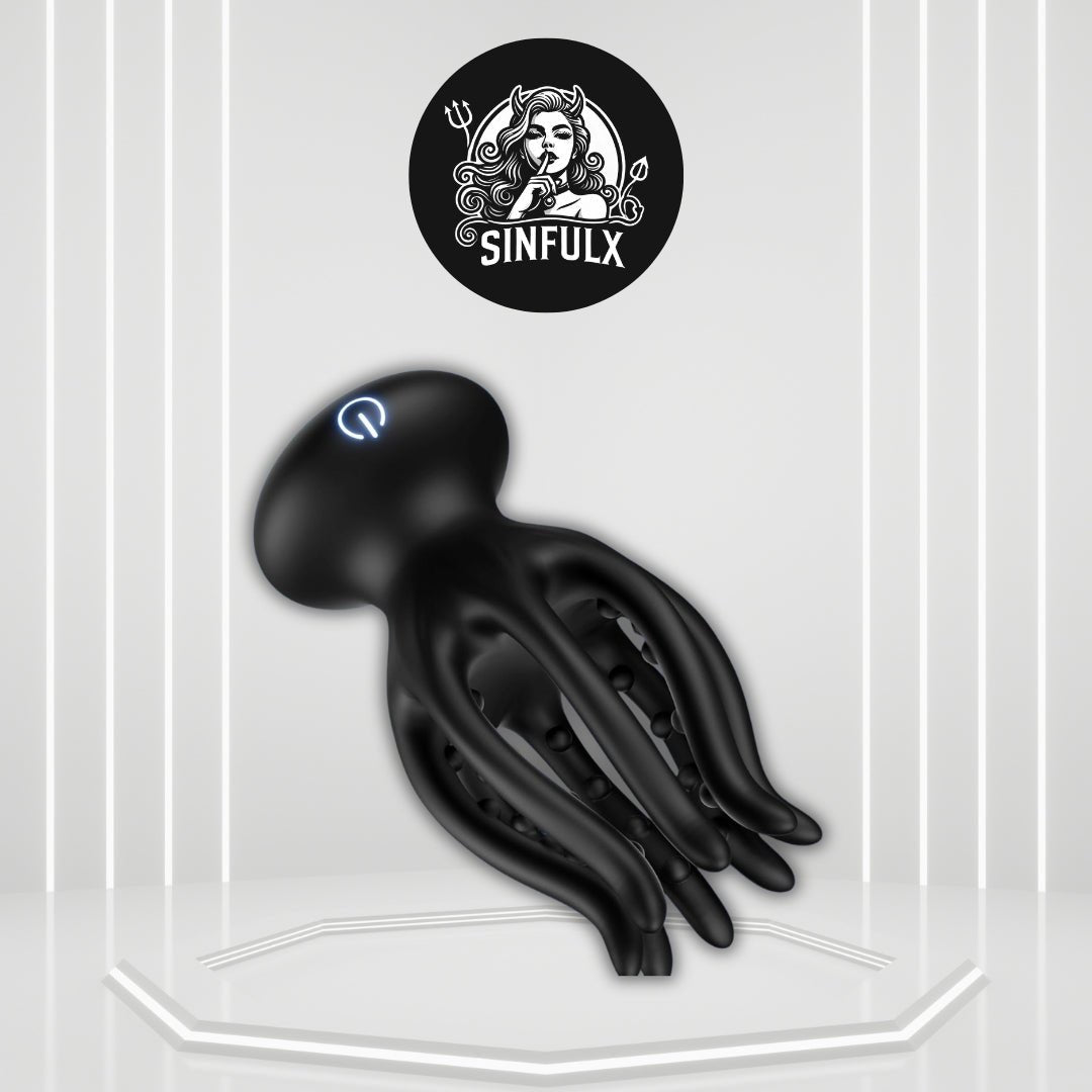 OctoGripX Tentacle Penis Training Vibrator 10 Modes 360 Wrap