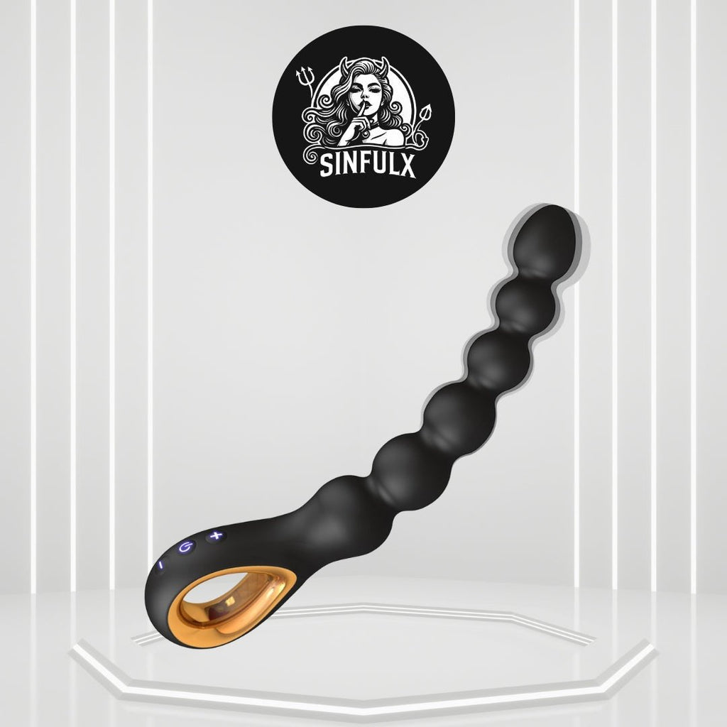 SilkJiggle Rechargeable Vibrating Anal Beads Plug