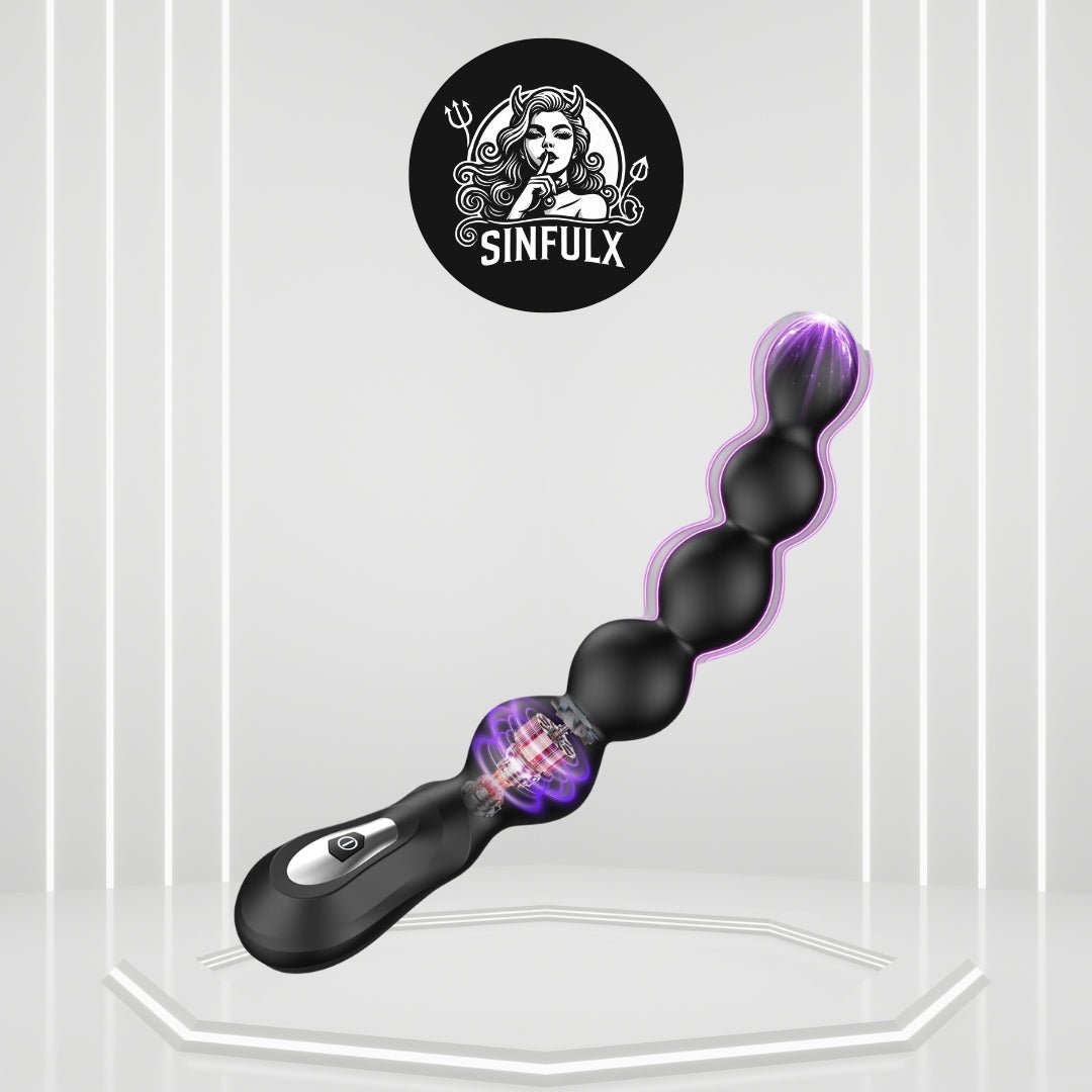 DeepWave Large Vibrating Anal Beads Prostate Massager