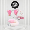 FoxFlare Fox Tail Anal Plug Set Collar Clamps Ears