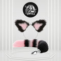 KittyKink Fox Tail Anal Plug Cosplay Set Ears Choker