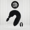 NightPulse Black Fox Tail Remote Vibrating Anal Plug