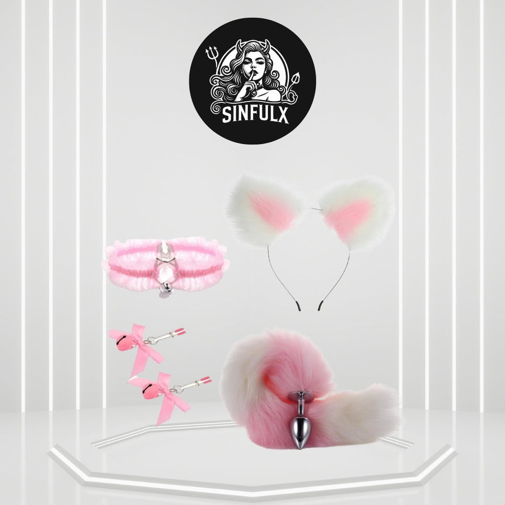 PlayKit Beginner Fox Tail Anal Plug Cosplay Set