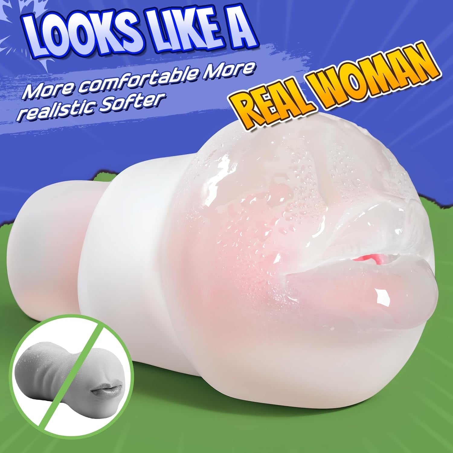ClearOral Clear Pocket Pussy Sleeve for Penis Pump