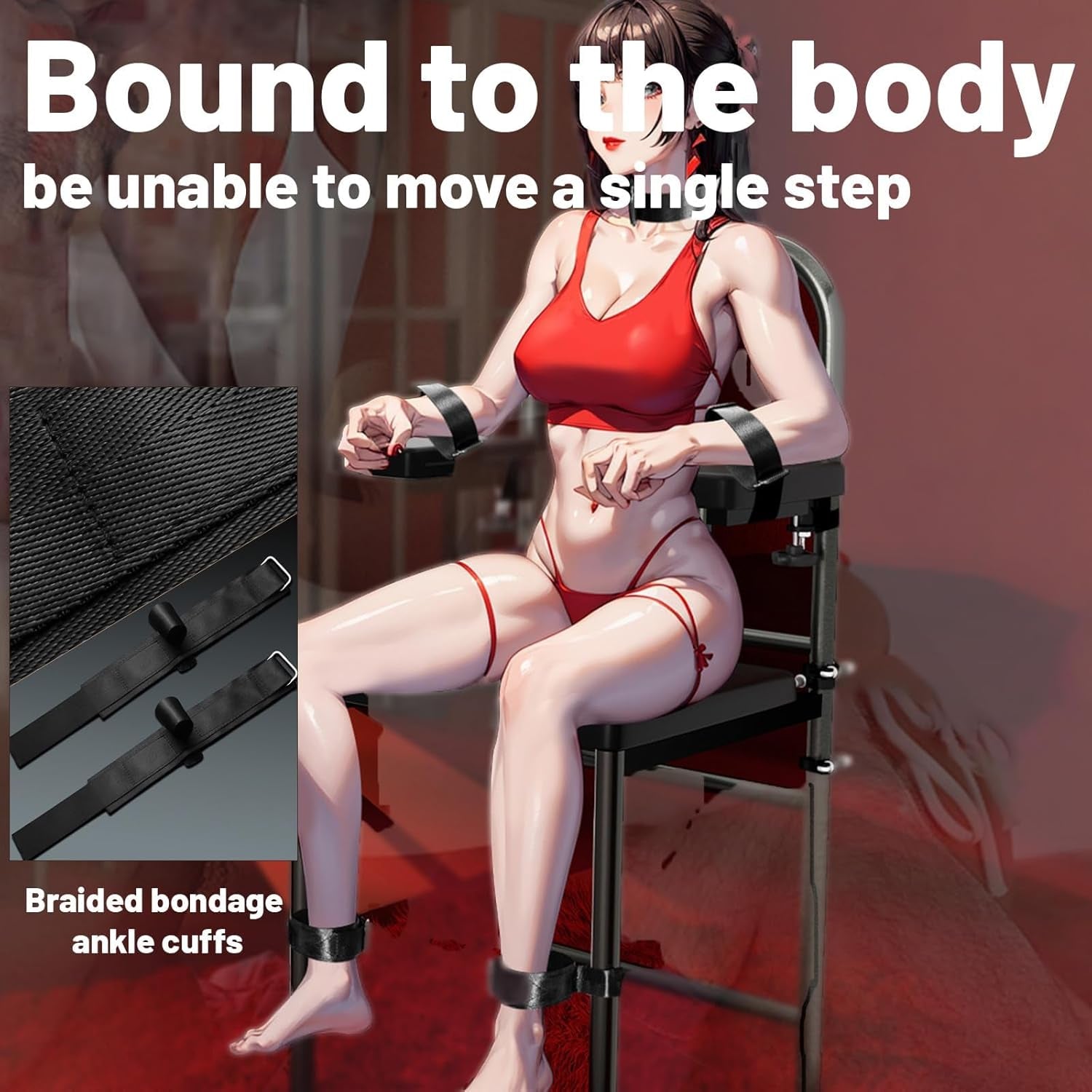 BondFlex BDSM Sex Chair with Restraints 350LB
