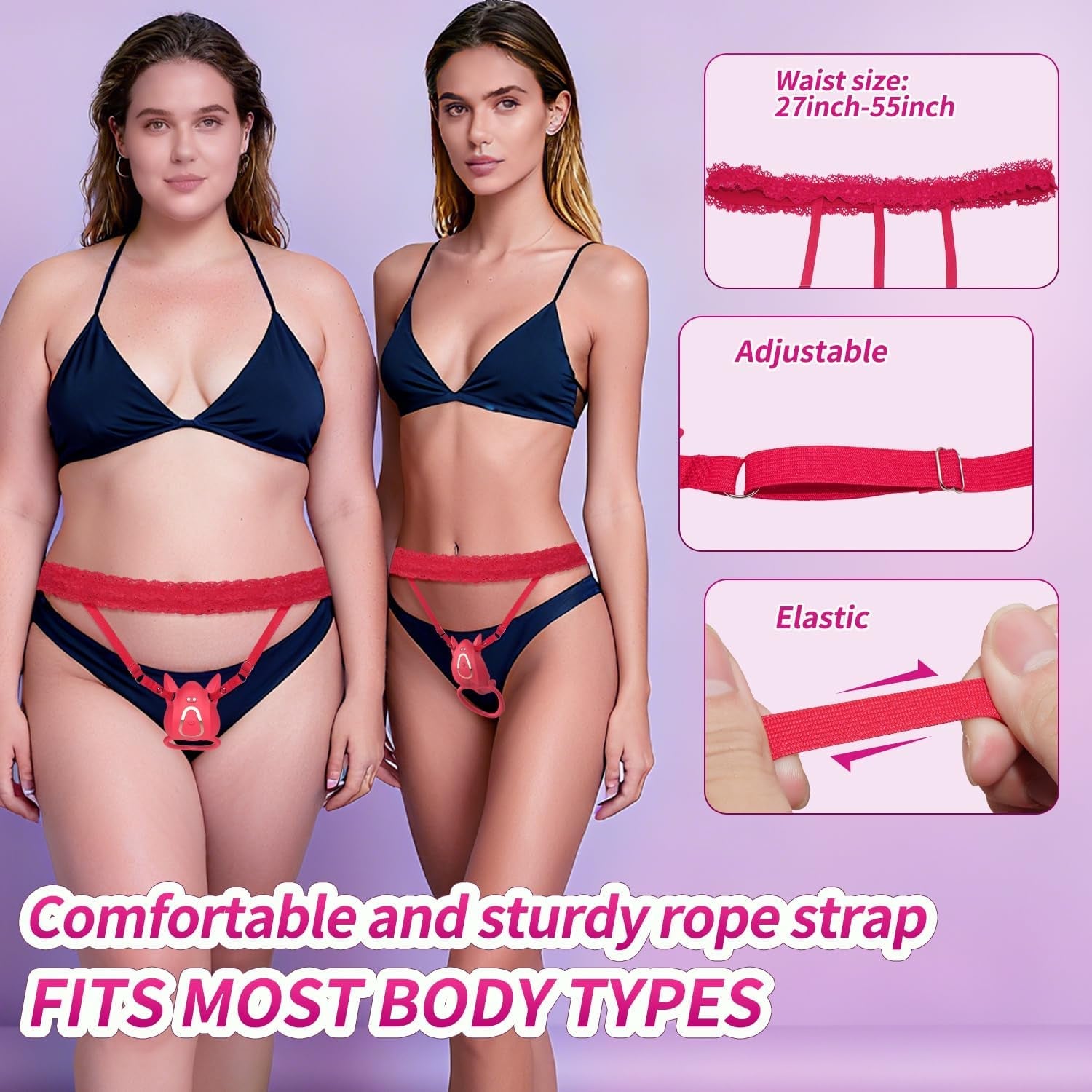 SyncFusion Wearable Cock Ring Clit Stimulator App 10 Modes