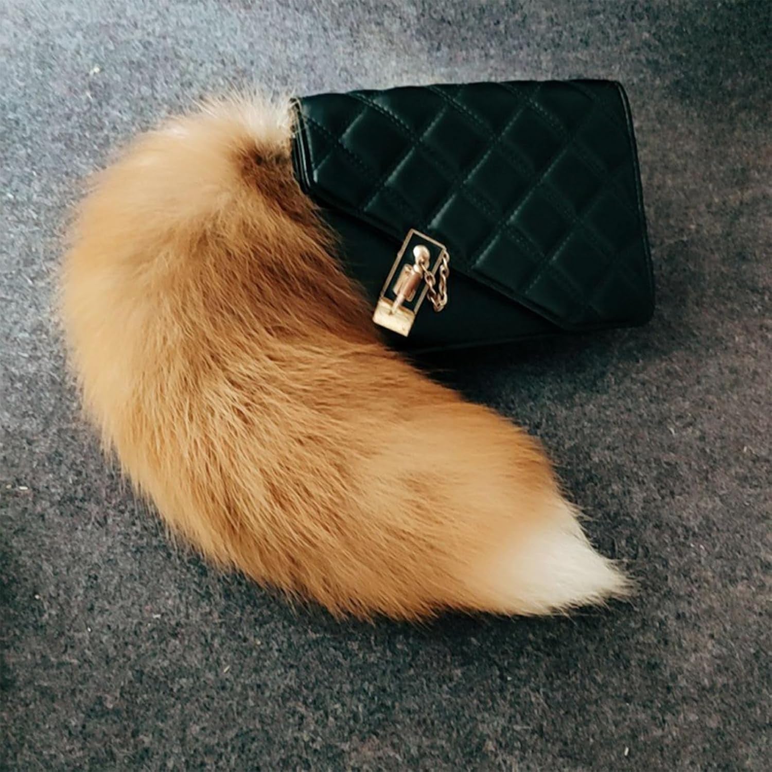 BronzeFur Brown Fox Tail Steel Butt Plug Cosplay