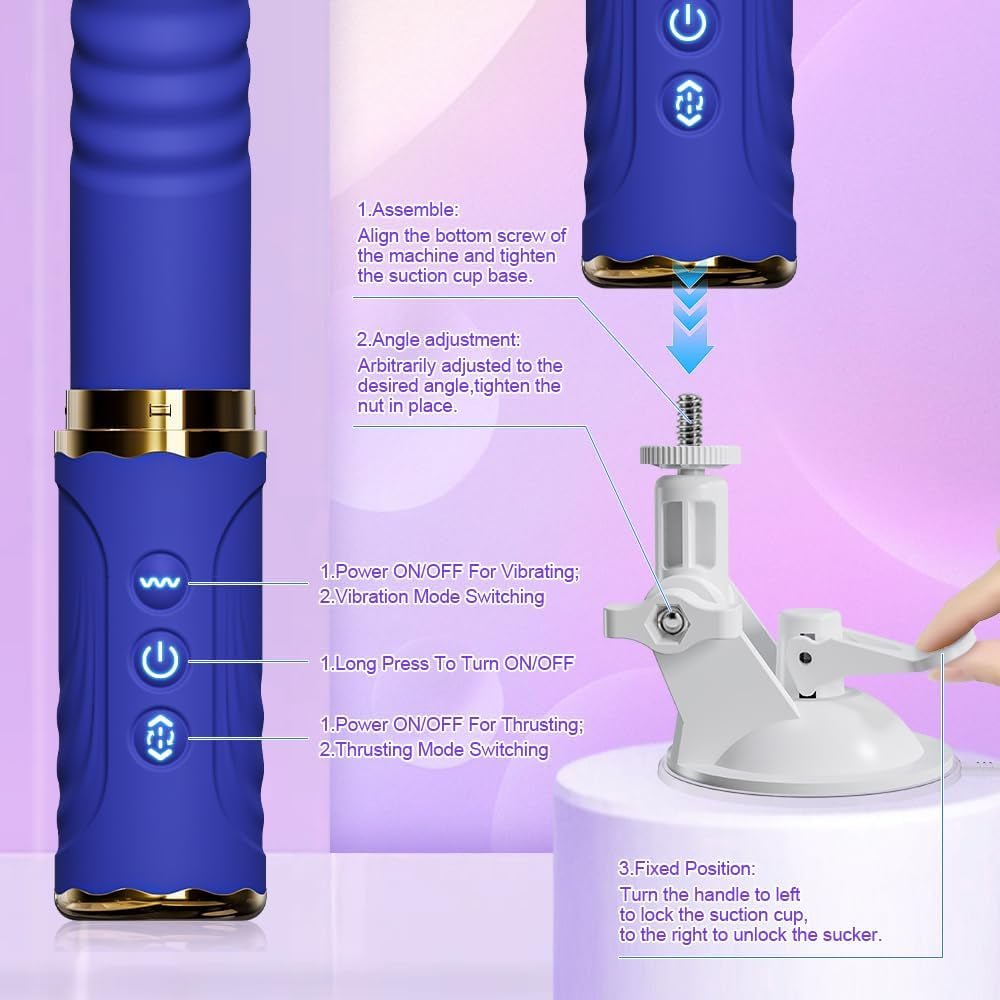DeepPulse Thrusting Dildo Machine  10 Modes