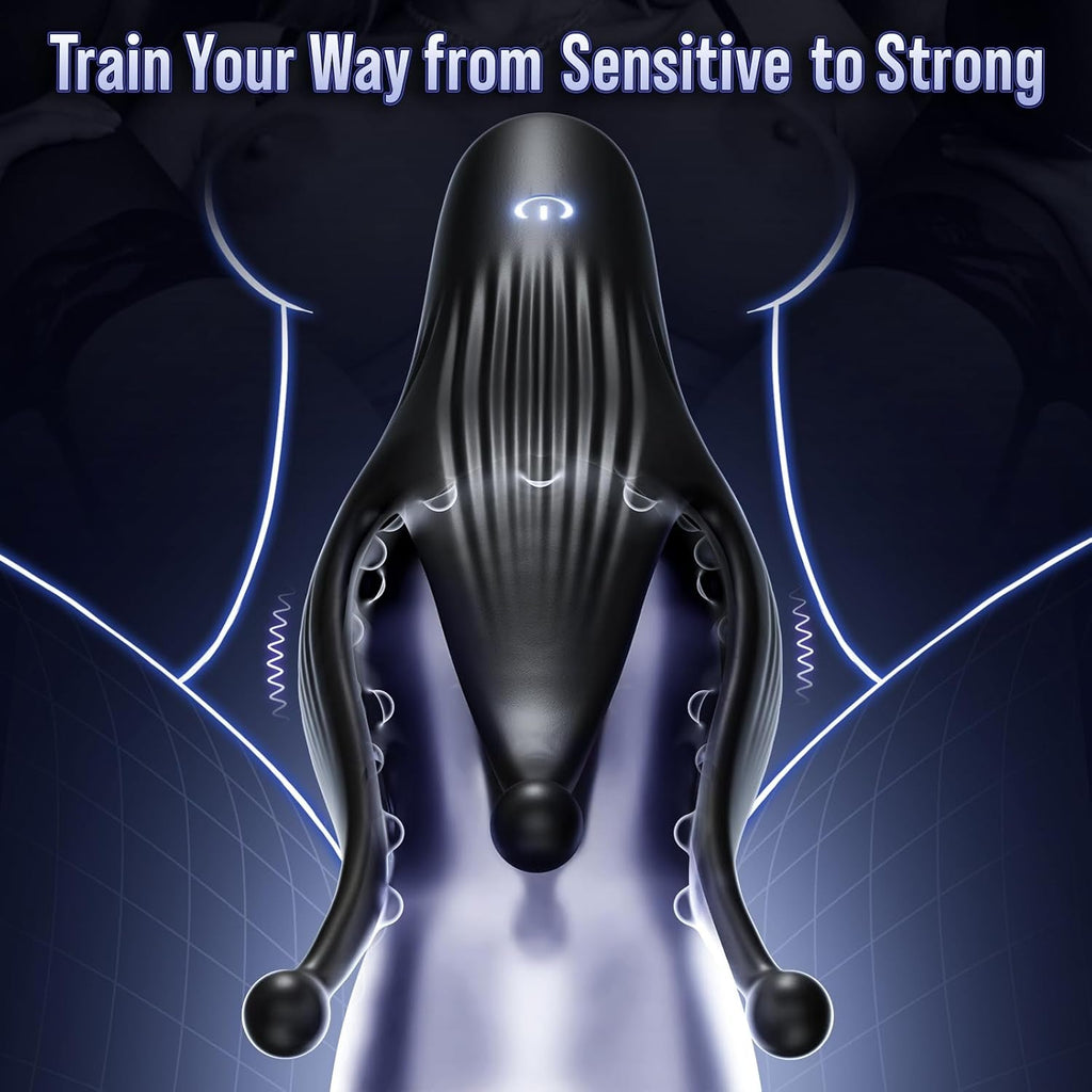LushTentacle Training Licking Vibrator 10 Modes Sleeve