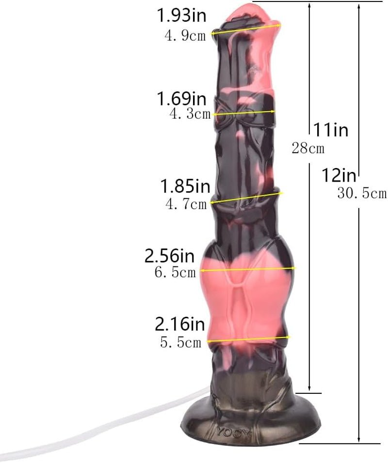 CosmicJet 12” Squirting Fantasy Dildo Silicone Suction Cup