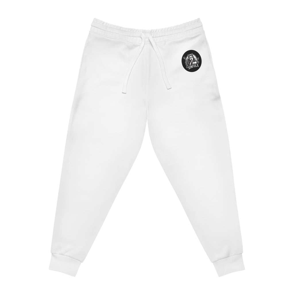 UA White SX Logo Athletic Joggers - Unisex