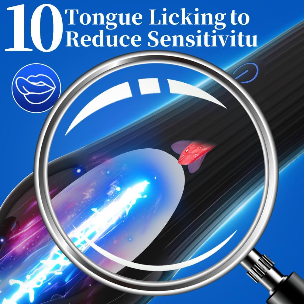HexaTongue Tongue Vibrator Sleeve 10 Modes Trainer