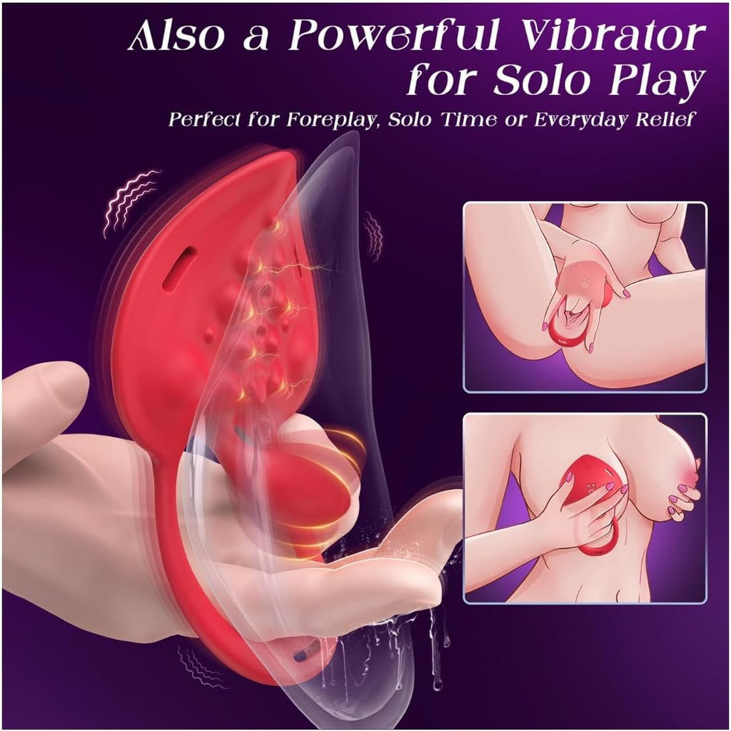PulseCoreXI Cock Ring Clit Stimulator Remote 9 Modes Set