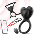 FlexSyncX Wearable Cock Ring Clit Stimulator App 10 Modes