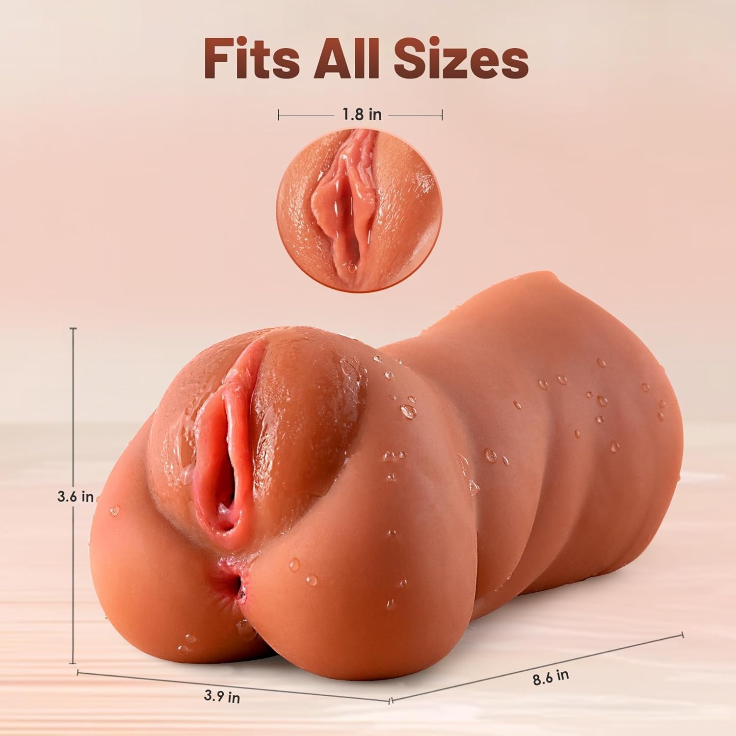 TriCave 3-in-1 Realistic Pocket Pussy Sex Doll Stroker