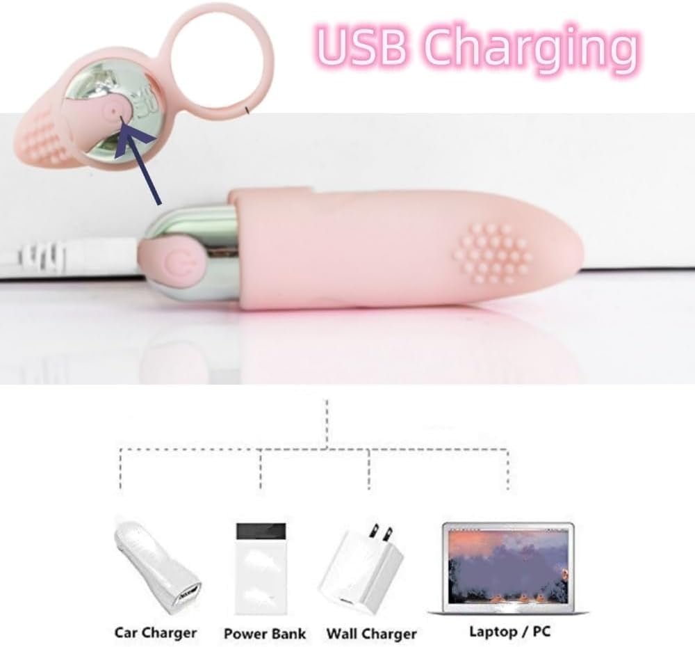 HydraPulse Finger Vibrator 10 Modes IPX7 Waterproof USB