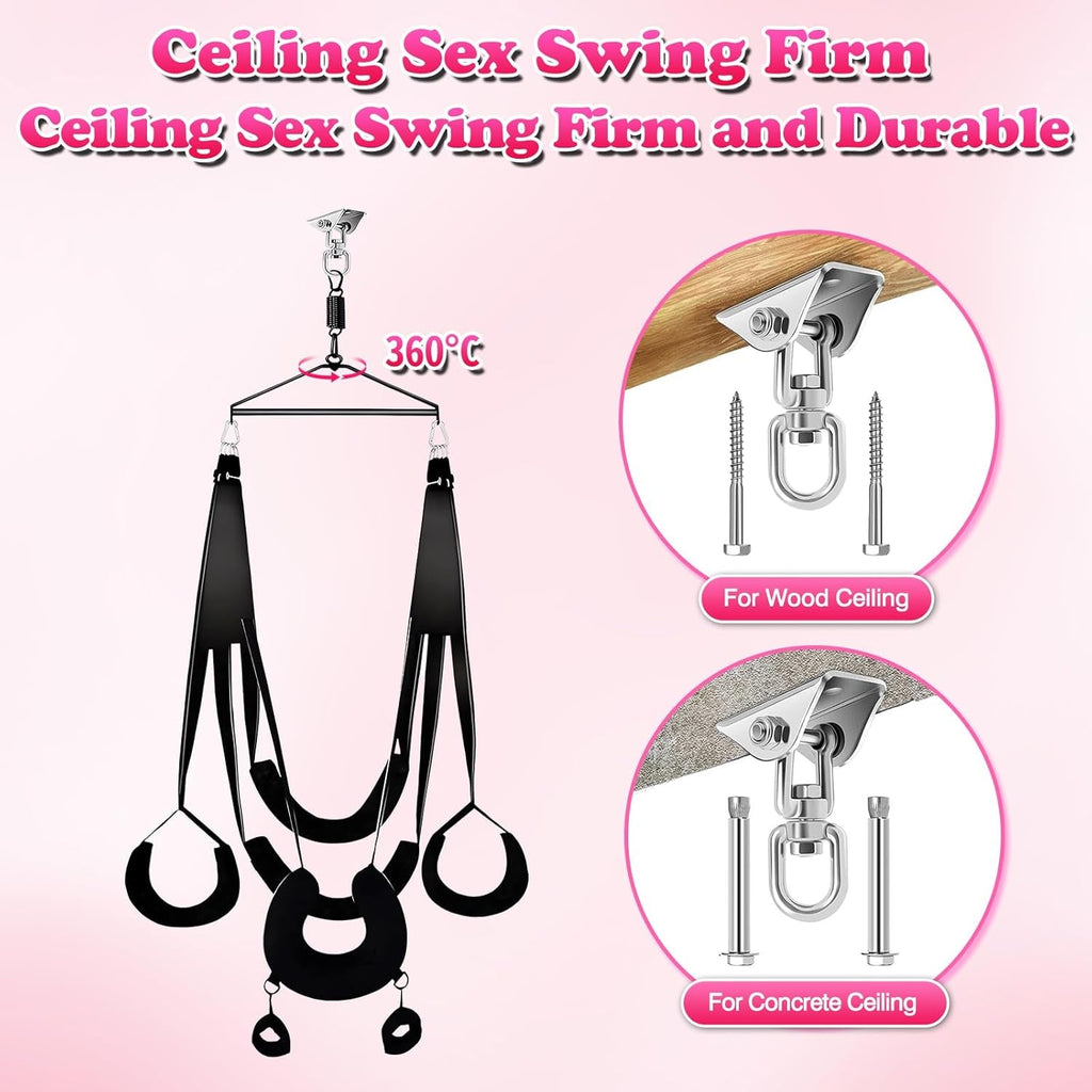 AveriX 360° Sex Swing with Padded Support