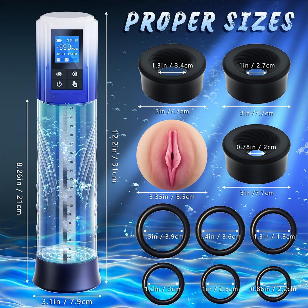 UltraCore Electric Penis Pump 6 Suction LCD Display