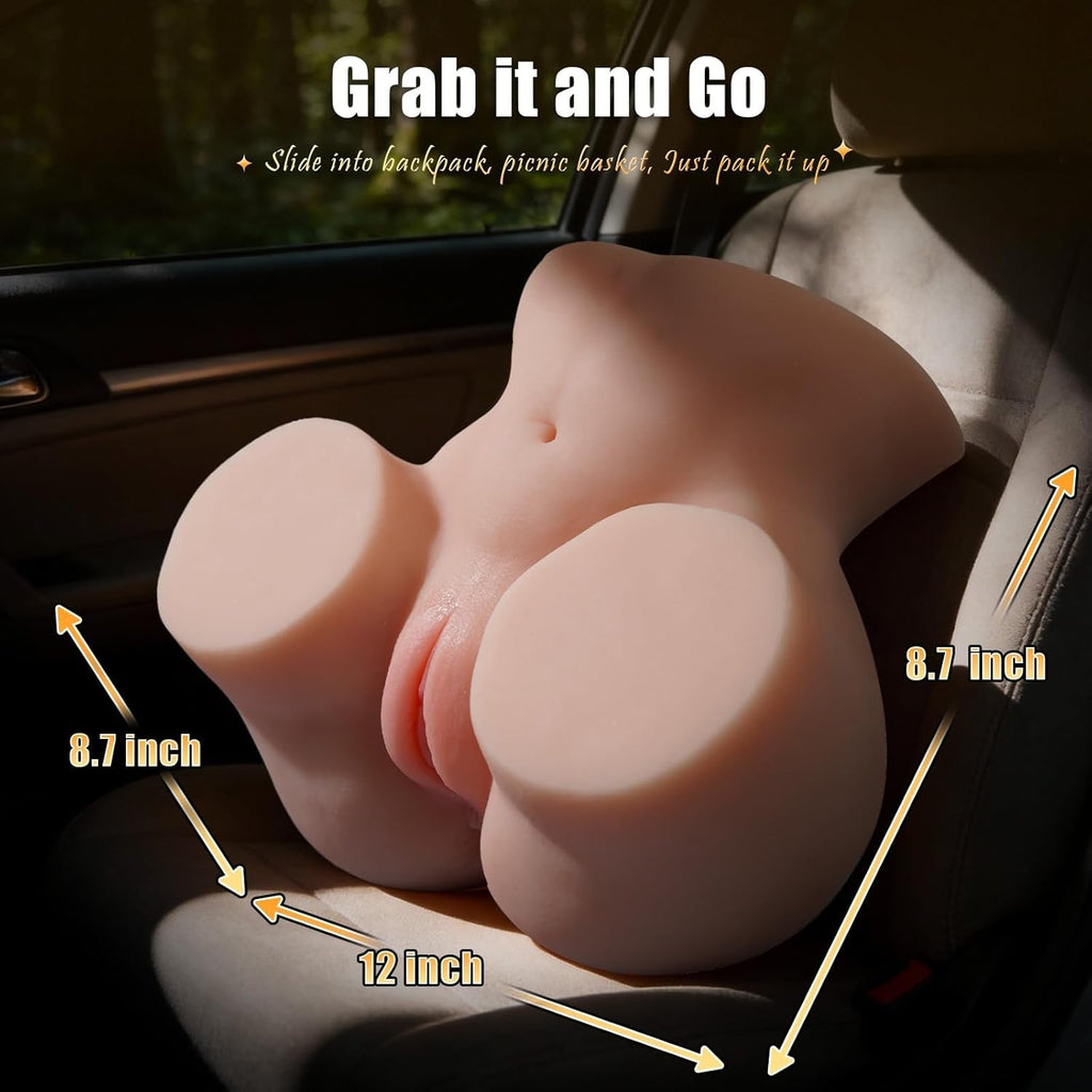 AeroGripX Realistic 7.8LB Dual Channel Stroker Sex Doll