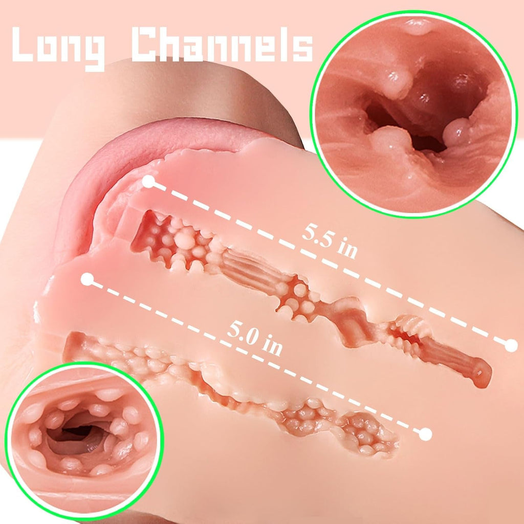 SoftCurve 7.3LB Dual Channel Torso Sex Doll Real Feel