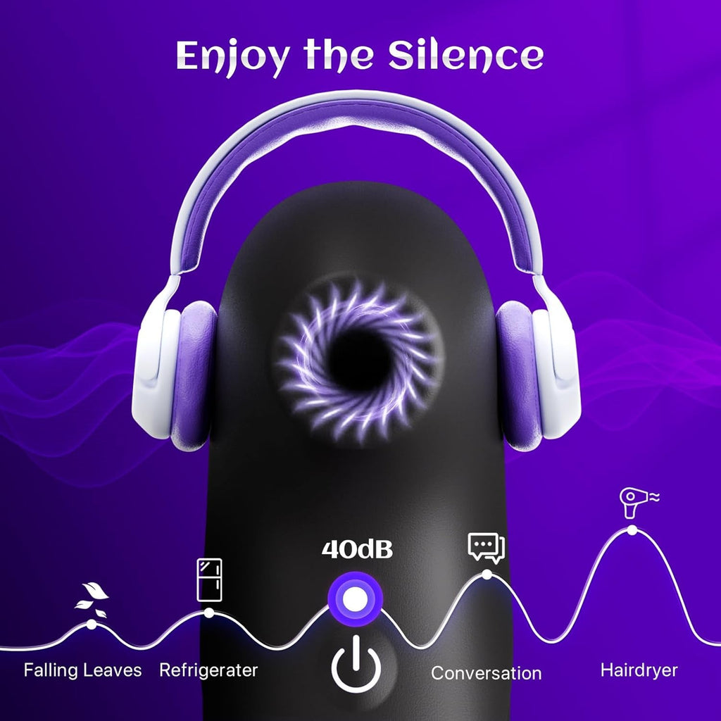 NytheraX Clit Sucker Wand 7 Modes Quiet Waterproof