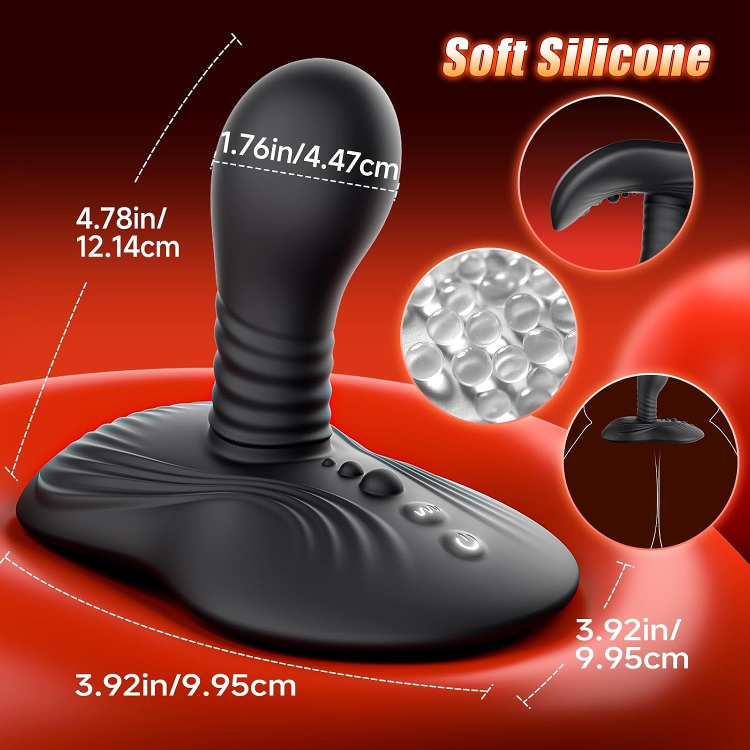 RotyX Prostate Massager Rotating Vibrator Ride Plug