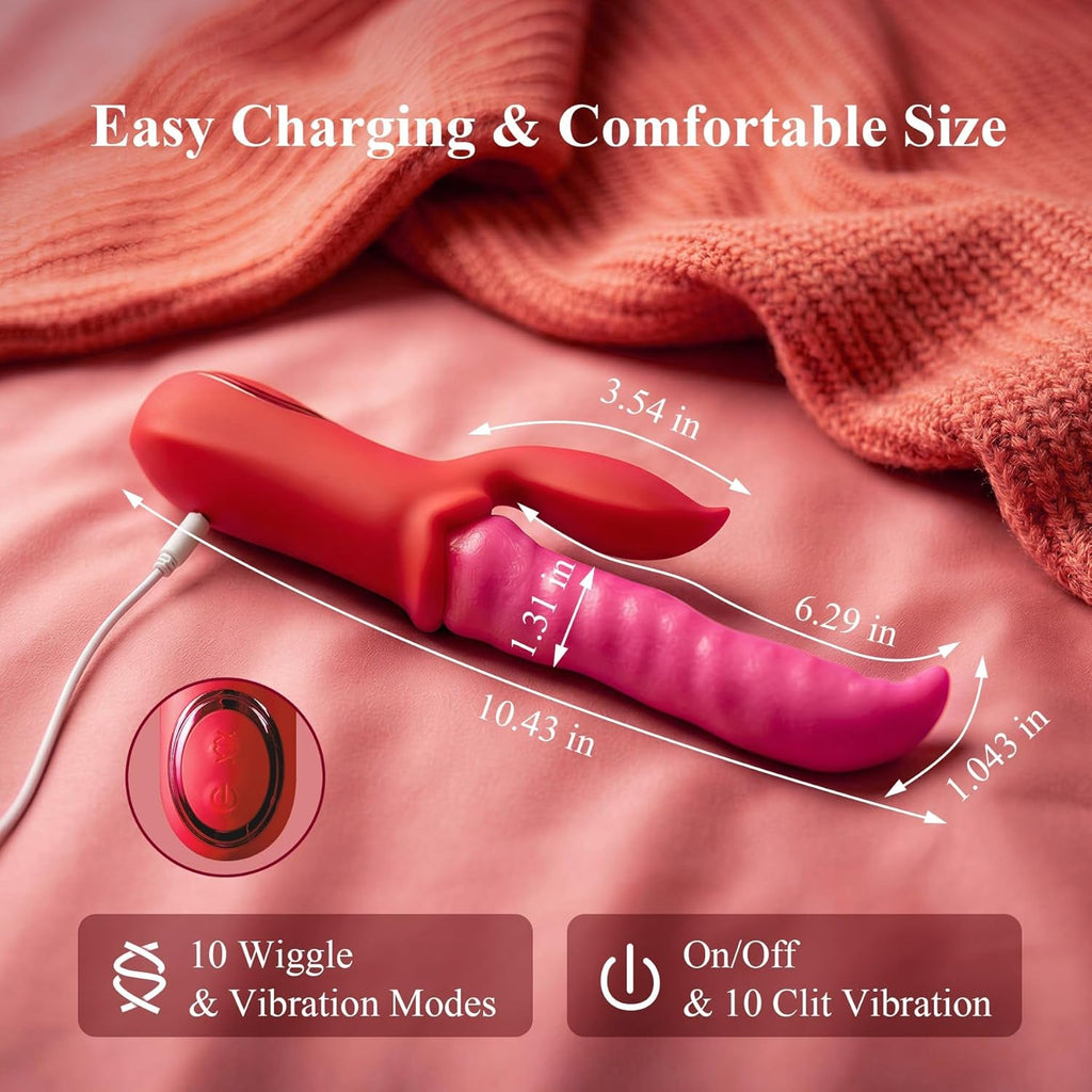 VirelWriggle Tongue Vibrator 20 Modes G-Spot Toy