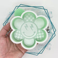 Checkered Smiley Daisy Freshie Mold