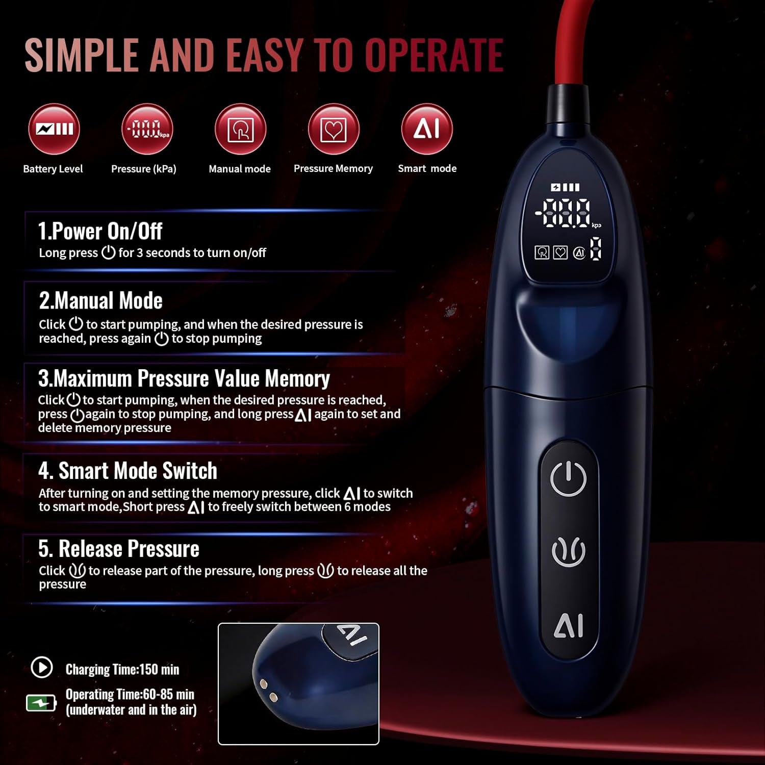 VelatriX Electric Pussy Pump 8 Cup Kit