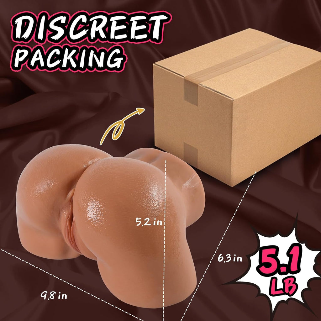 CompactCore 5.1LB Pocket Torso Sex Doll Dual Channel